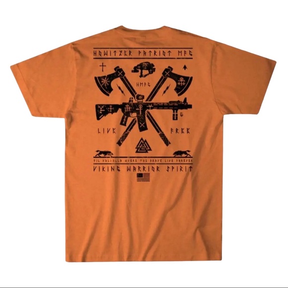 Howitzer Brave Land T-Shirt - Men's T-Shirts In Denim Black